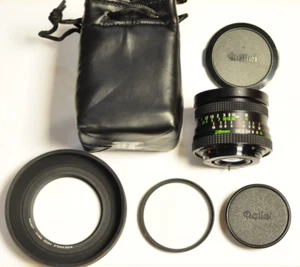 Rollei Rolleinar-MC 28mm 2.8 lens MINT MINUS Rollei SL35 mount & acc. - Picture 1 of 7