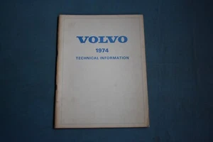1974 Volvo Technical Information Service Shop Repair Manual - Bild 1 von 12