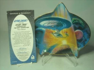 Colección Hamilton ENGAGE Star Trek Placa Naves Estelares de la Próxima Generación + Certificado de Autenticidad - Imagen 1 de 4