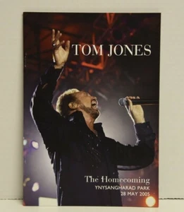 Tom Jones Homecoming Ynysangharad Park 2005 Tour Book New  - Picture 1 of 9