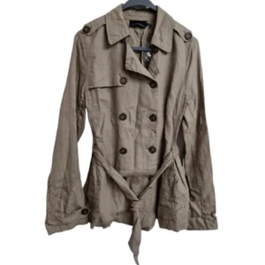 Cynthia Rowley beige lightweight linen jacket. Sz large uk 12 BNWOT - Picture 1 of 7