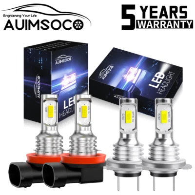 Kit de bombillas LED de haz alto bajo H7 H11 para Volvo XC90 2003-2014 6000K Foto 1 de 4