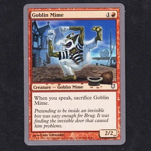 Goblin Mime 78/140 Unhinged Vintage Silver border Mtg UNH English Near Mint NM - Foto 1 di 10