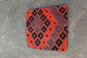 Killim cushion cover, 50x50 cm, handmade, Afghani, - Picture 1 of 4