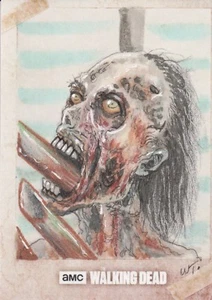 The Walking Dead Evolution, Wayne Tully Sketch Card 1/1 - Picture 1 of 2