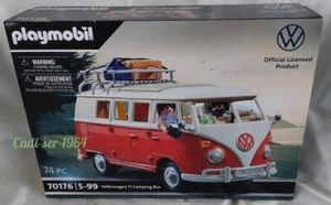 PLAYMOBIL 70176 VW Camper Van VOLKSWAGEN T1 Camping Bus NEW - Picture 1 of 24
