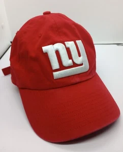 NY Giants #47 Classic Red Clean Up Relaxed-Fit Strapback Baseball Cap NEU - Bild 1 von 4