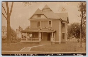 Tabor~Gertrude's Residence~308 Orange St~Double Gable~Wrap-Around Porch RPPC '10 - Imagen 1 de 3