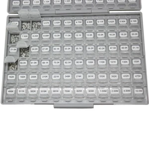 0805 SMD SMT 144 valores 1% kit de resistencia de muestra de ingeniería en CAJA-TODO E96 14400p - Imagen 1 de 8
