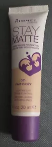 Rimmel London Stay Matte Mousse Foundation - 081 FAIR IVORY 1 fl. oz./30 ml. NEW - Picture 1 of 2