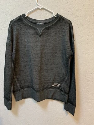 Skechers Sport Women’s Size Medium Gray Long Sleeve Pullover Sweatshirt - Image 1 of 4