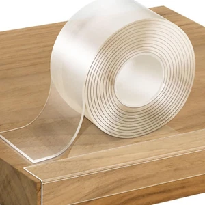 Baby Proofing Edge Protector-16.4Ft Clear Soft Baby Corner Guards -Corner - Picture 1 of 12