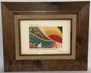 Marthy Cane Framed Matted Signed Wall Art Motivate wFaith Climb Till Reach Dream - Picture 1 of 12