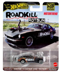 Hot Wheels 2024 Pop Culture Premium Roadkill Rotsun Custom '71 Datsun 240Z NUEVO - Imagen 1 de 1