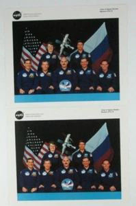 lot of two KSC NASA 1996 Crew Photograph Space Shuttle Atlantis Mission STS-79 - Picture 1 of 4
