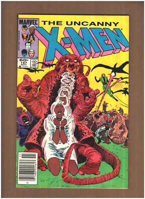 Uncanny X-Men #187 Newsstand Marvel Comics 1984 STORM VG 4.0 - Image 1 of 4