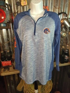 Denver Broncos Long sleeve (Pressbox) Shirt Women's sz M Blue, Orange, stretchy - Picture 1 of 12