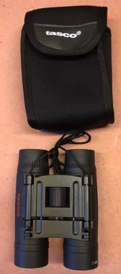 Tasco Binoculars 10x25 Fully Coated Optics 168RB With Case - Image 1 of 4