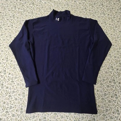 Under Armour Mock Turtleneck Shirt XL Stretch Nylon Poly Spandex Made in USA - Image 1 of 4