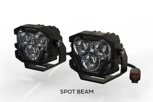Morimoto 4Banger HXB White Spot Beam 5500K LED Pod Kit Universal Mount Closeout - Picture 1 of 24