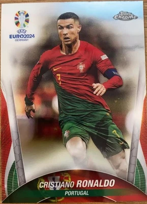 2023 Topps Chrome UEFA EURO Cristiano Ronaldo Base #7 - Bild 1 von 2