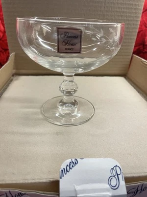 NEW - 4 Vintage Princess House Heritage Crystal Footed Dessert Dishes #507-Rare - Image 1 of 4