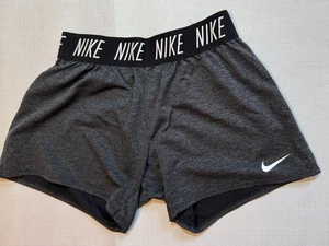 Nike Training Shorts Gray, Black, & White DRI-FIT Size XL Youth 910252-010 EUC - Picture 1 of 7