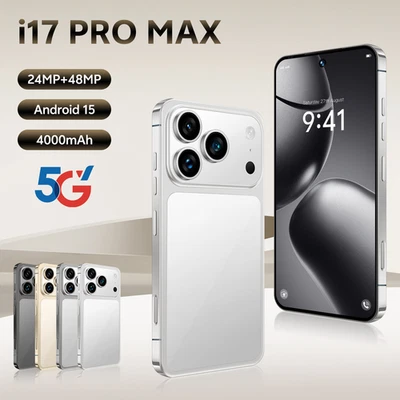 New I17 RROMAX 5G Smartphone 5.0" Factory Unlocked Android Cellphones Dual SIM - Image 1 of 4