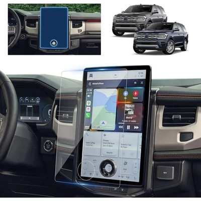 Touch Screen Protector Tempered Glass Compatible with Ford Expedition 2022-2024 - Image 1 of 4