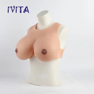 IVITA 7XL G Copa Silicona Formas de Pechos Placas de Pecho CD TG Mejorador de Tetas Falsas - Imagen 1 de 12