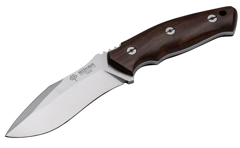 Boker Arbolito Scorpion Fixed Blade Knife Full Tang Guayacan Wood 02BA230G - Image 1 of 1