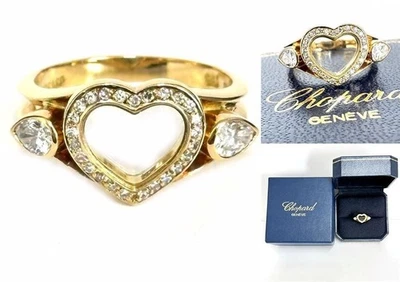 [Usado] Anillo Chopard Happy Diamond K18 Oro Amarillo K18YG US6.75 Foto 1 de 4