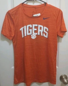 The Nike Tee Clemson Tigers Dri-Fit Damen XS Orange Tshirt Neu Mit Etikett - Bild 1 von 10
