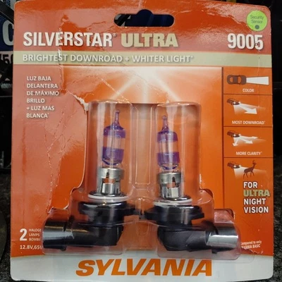 Bombilla de faro-SYLVANIA SilverStar ULTRA Blister Pack TWIN CARQUEST 9005SUBP2 Foto 1 de 2