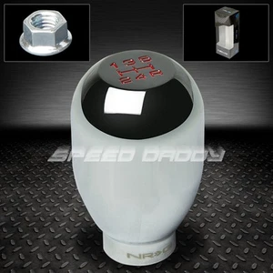 NRG 42MM RACING MANUAL 5-SPEED MT HEAVY STICK SHIFT KNOB KIT HONDA ACURA CHROME - Picture 1 of 1