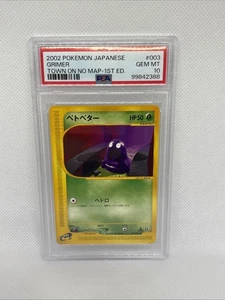 2002 Pokémon 1st Edition - Grimer - Time On No Map PSA Gem MT 10 - Picture 1 of 2
