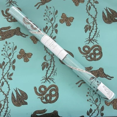 RARO NUEVO Papel Pintado Grand Game Parche Anthropologie NYC Over & Over Rollo SELLADO+ Foto 1 de 4