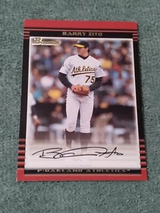 2002 Bowman #71 Oakland Athletics Pitcher Barry Zito - Picture 1 of 2