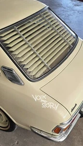 REAR BLIND TOYOTA COROLLA KE 20 KE20 VENETIAN WINDOW CLASSIC RETRO IVORY - Picture 1 of 9