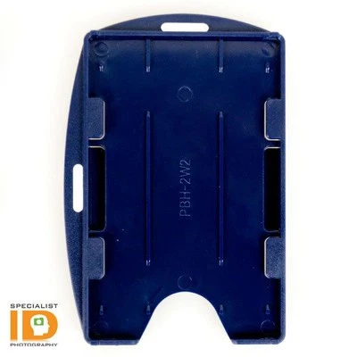 Bulk 100 Pack - Two Card Badge Holders by Specialist ID - Vertical or Horizontal - Image 1 of 4