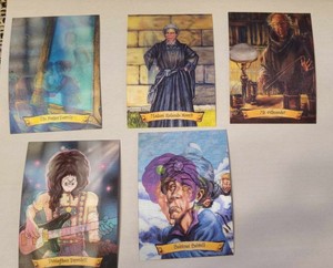 Harry Potter Chocolate Frog Cards Illustrated Holographic 5 ct