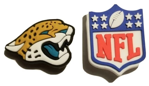 JACKSONVILLE JAGUARS SET OF2 shoe charms FOR CROCS Cover