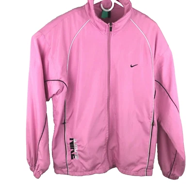 Chaqueta Nike Cremallera Ventilada Mujer XXL Forrada Rosa De Colección Hecha en EE. UU. Foto 1 de 4
