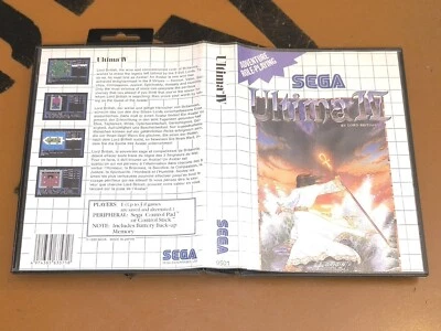 ## Sega Master System - Ultima 4/IV / Ms Game ## - Image 1 of 2