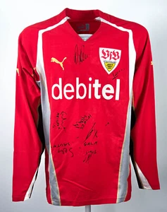 Puma VfB Stuttgart Torwart langarm Trikot #1 Hildebrand 2004/2005 176 S Rot - Bild 1 von 10