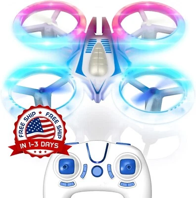 Drone con control remoto LED para principiantes, control remoto de 2,4 GHz NUEVO - Image 1 of 4
