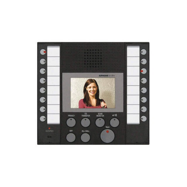 Aiphone AX-8MV Video Door Phone Intercom Master Station - Black