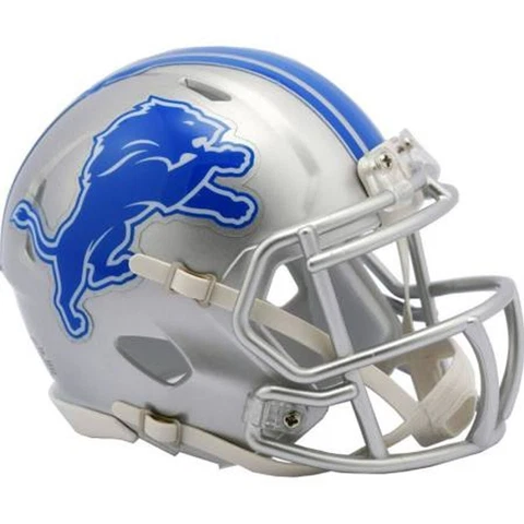 * SALE * DETROIT LIONS  NFL SPEED MINI FOOTBALL HELMET -  SHIPS FAST! Cover