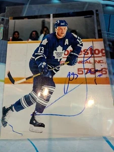 NHL Toronto Maple Leafs HoF Mats Sundin Signed Autographed 8x10 Hockey Photo - Picture 1 of 3