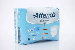 Ropa interior avanzada Attends, MEDIANA, de absorción pesada, APP0720 - Paquete de 20 - Imagen 1 de 1